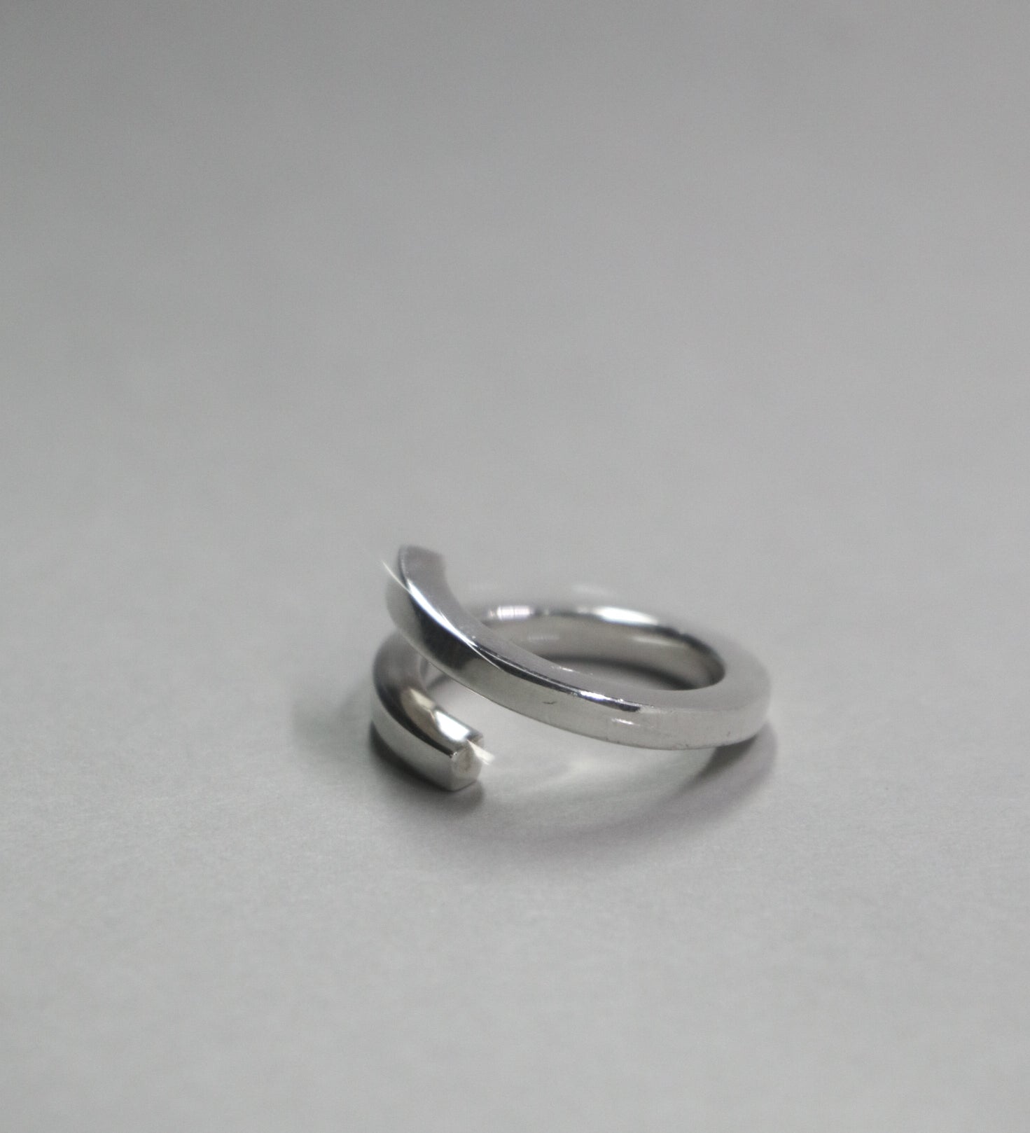 BELIEVE ring medium polished