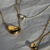 SUGAR heart necklace minimal