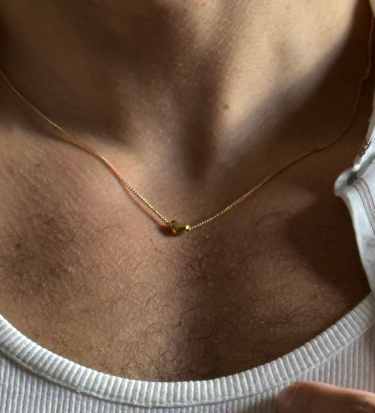 SUGAR heart necklace minimal