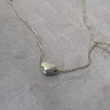 SUGAR heart necklace minimal