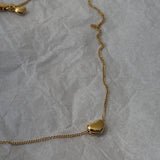 SUGAR heart necklace minimal