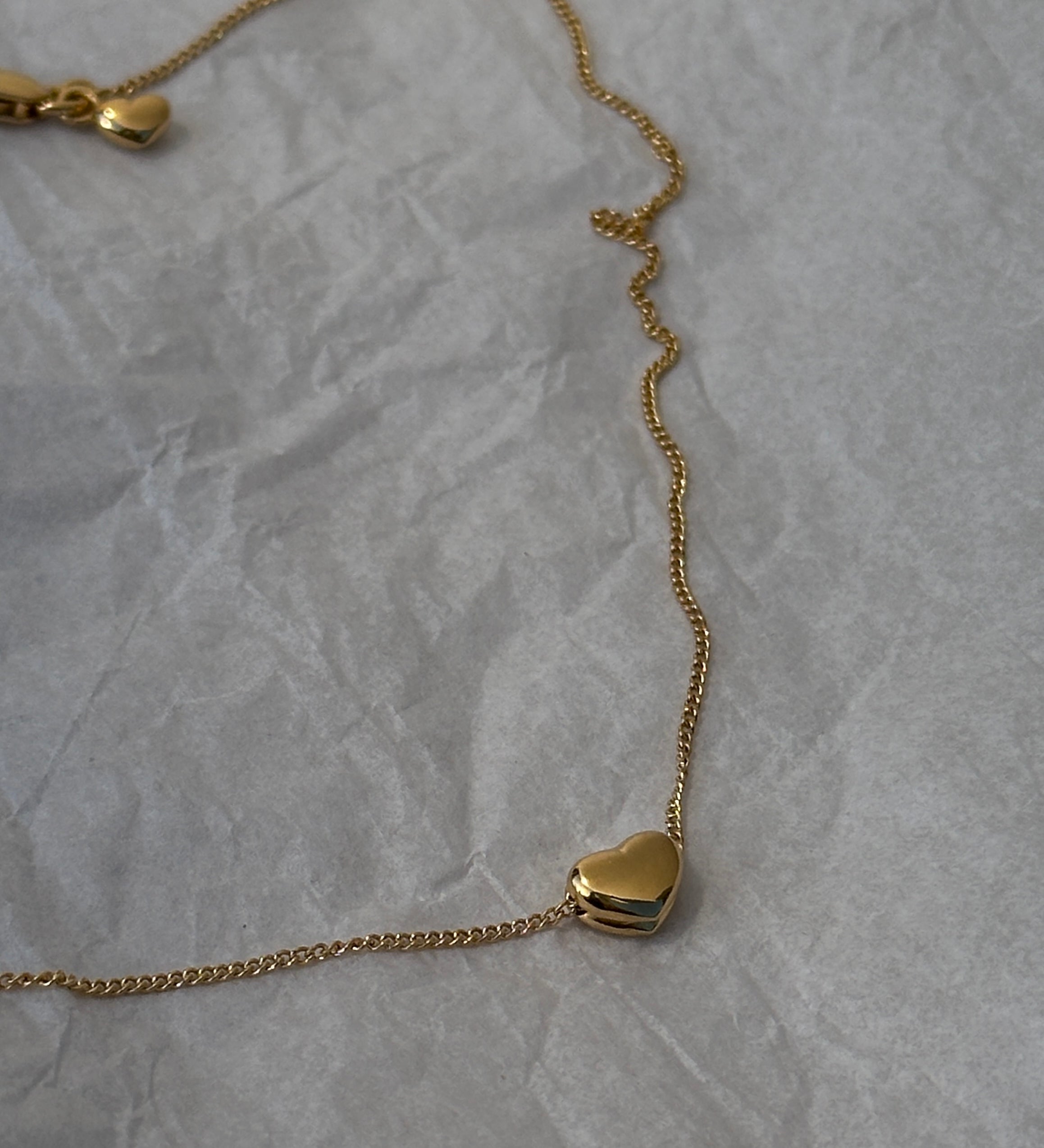 SUGAR heart necklace minimal