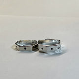 ABC ring small stone