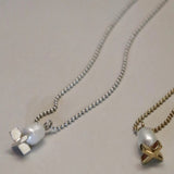 X pearl pendant