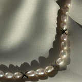 seven X necklace pearl