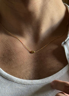 SUGAR heart necklace minimal