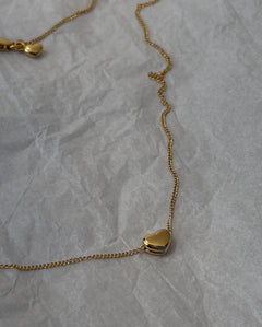 SUGAR heart necklace minimal