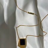 6 necklace black
