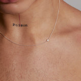 two X necklace minimal