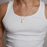 X pearl pendant