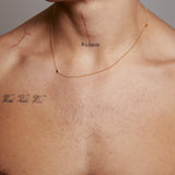 two X necklace minimal