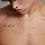 two X necklace minimal
